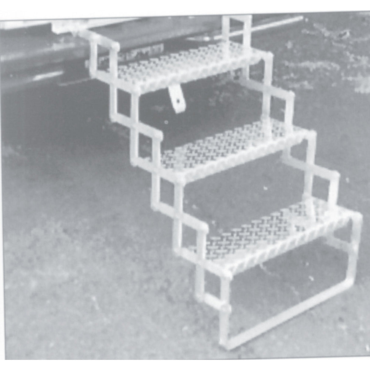 Aluminum Scissor Steps, 4-Step