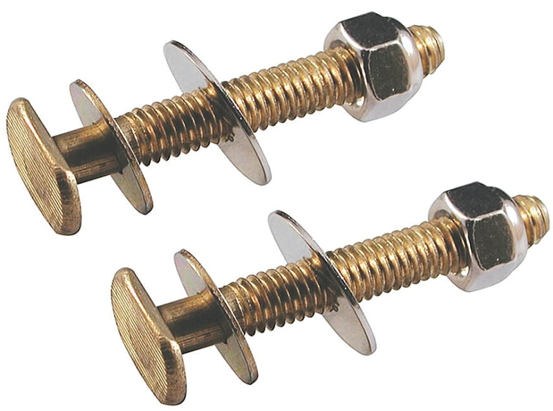 Danco 88773A Closet Bolt, Brass, Includes: Nut and Nickel Brass Washer
