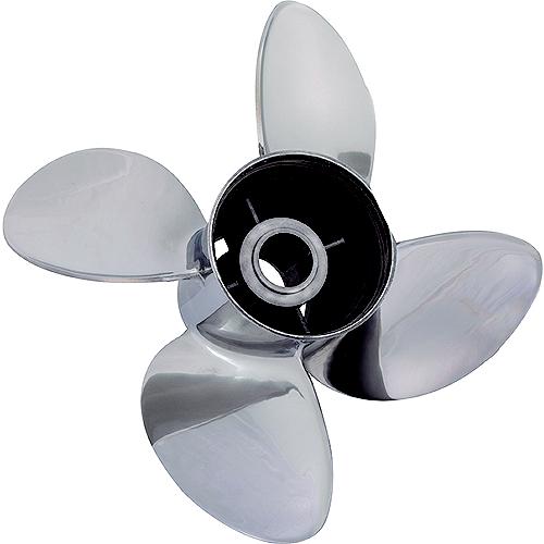 Solas Rubex HR4 Stainless Steel Interchangeable Hub 4-Blade Propeller, RH 14 x 21