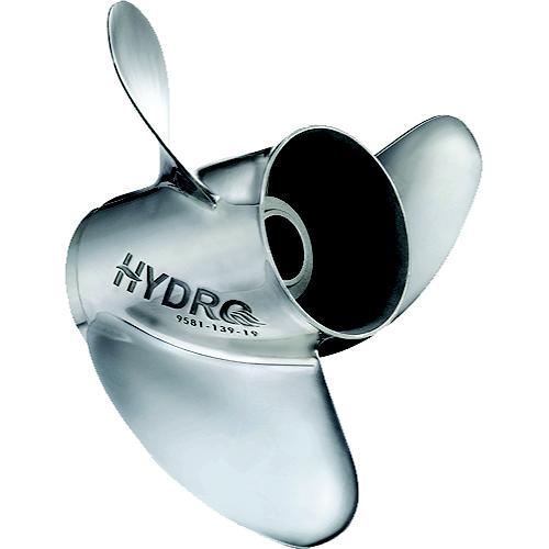 Solas 958113919 Rubex Hydro Stainless Steel Interchangeable Hub Propeller, RH, 4-3/4″ Gearcase, 13-7/8 x 19