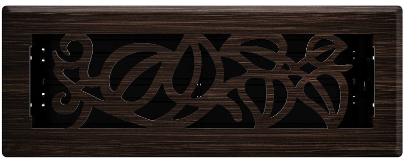 Imperial RG3278-A Floor Register, Oil-Rubbed Bronze, 10 in W Duct Opening, 3 in H Duct Opening, Polystyrene