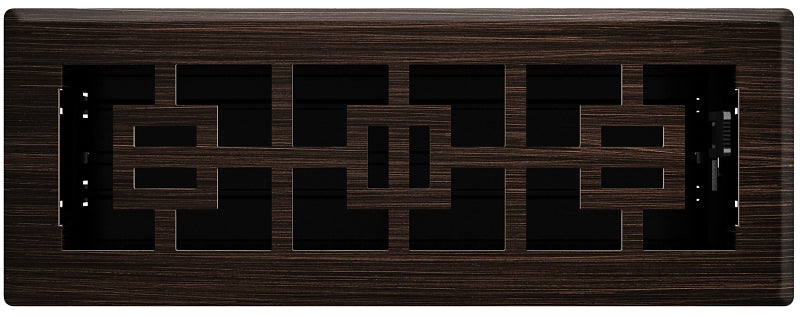 Imperial RG3282-B Floor Register, 10 in W Duct Opening, 3 in H Duct Opening, Polystyrene, Oil-Rubbed Bronze