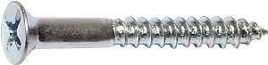 Midwest Fastener 02585 Screw, #10 Thread, 3 in L, Coarse Thread, Flat Head, Phillips Drive, Sharp Point, Steel, Zinc