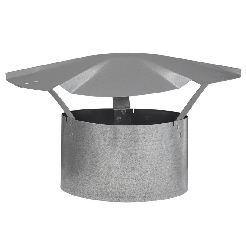 Imperial 6 in. D Galvanized Steel Rain Cap, Pack of 6