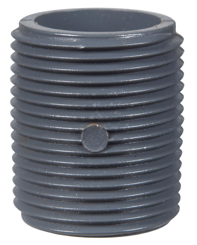 B&K Schedule 80 1 in. MIP X 1 in. D MIP PVC Close Nipple 1 pk