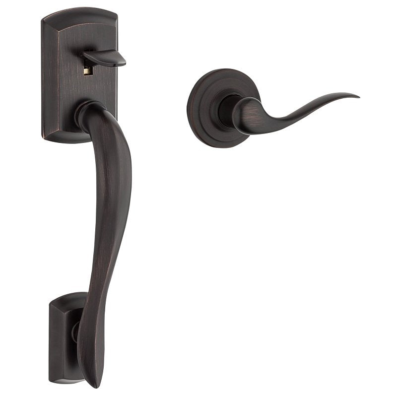 Kwikset Avalon, Signature Series 815AVHXTNL 11P Door Handle with Tustin Lever, 4.22 in L Handle, Metal, Venetian Bronze
