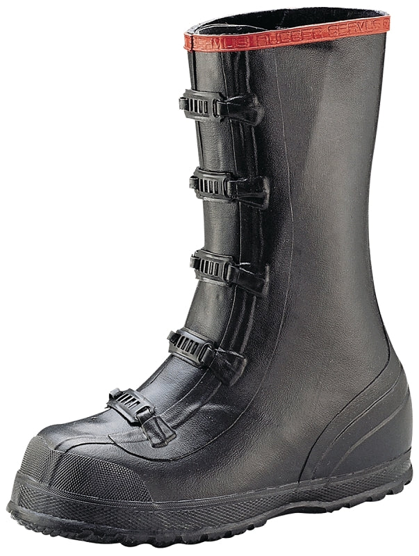 Ranger T369-12 Over Shoe Boots, 12, D W, Black, Rubber Upper, Buckle Closure, No