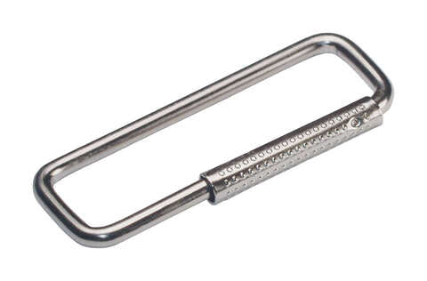 HILLMAN Metal Silver Split Rings/Cable Rings Key Ring, Pack of 5
