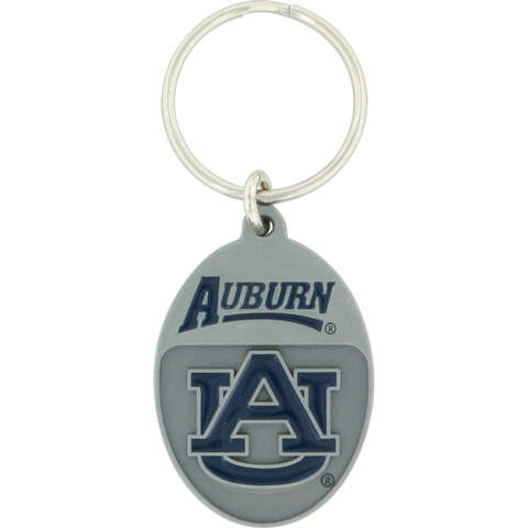 HILLMAN NCAA Tempered Steel Blue Split Ring Keychain, Pack of 3