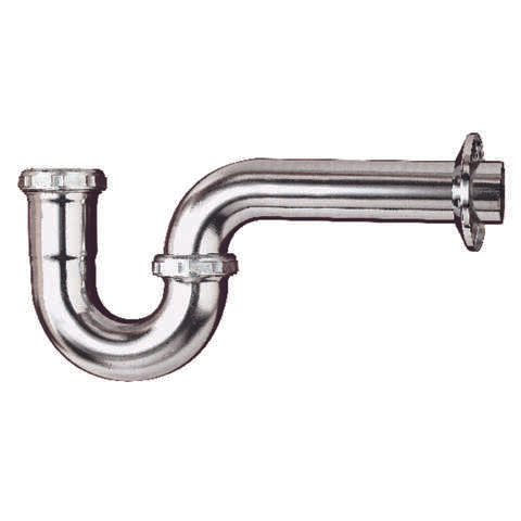 Keeney 1-1/2 in. D Chrome Plated Brass P Trap