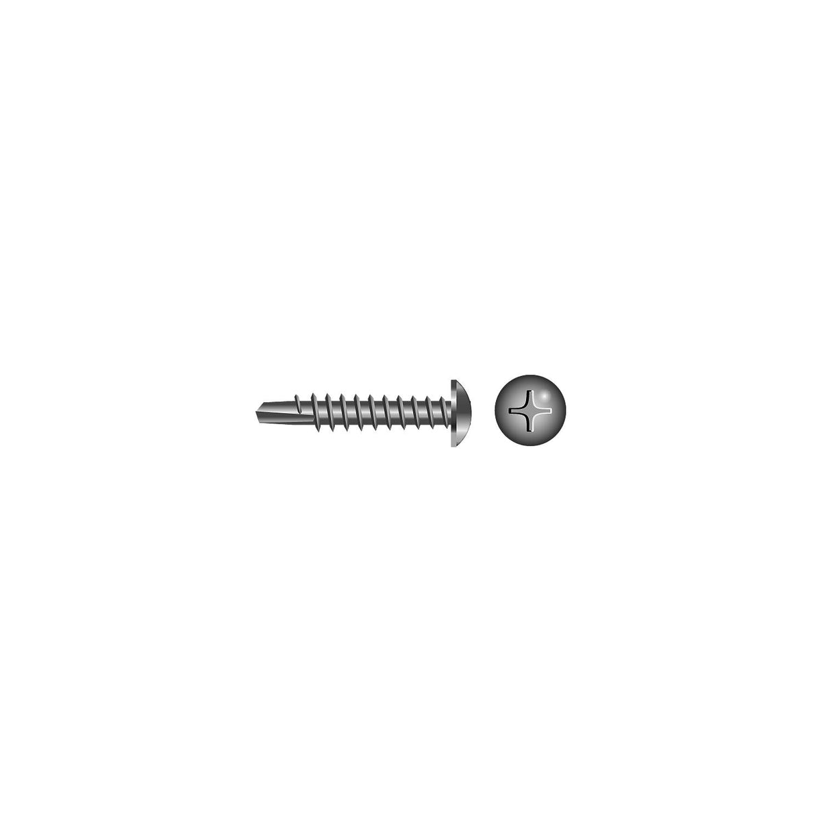 Phillips Self Drilling Screw - Pan Head #8 x 3/4″