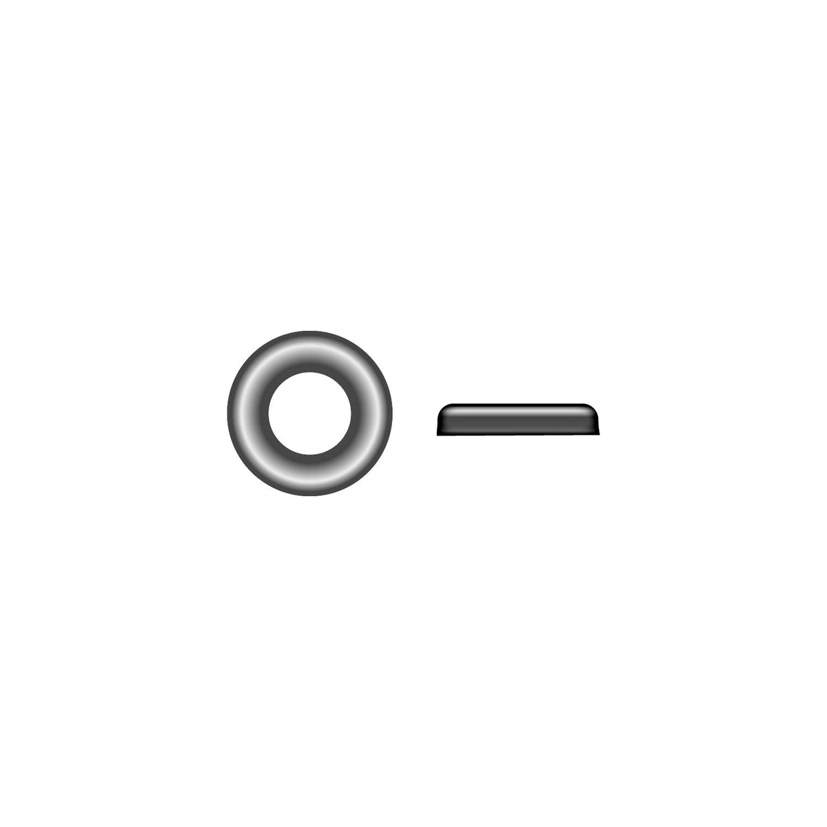 Stainless Countersunk Finishing Washer, #4