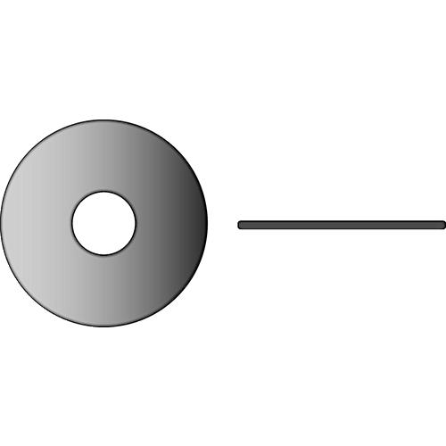 Stainless Fender Washer3/8", .078" Thick, OD 1-1/2"