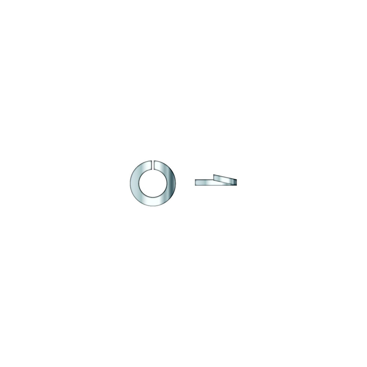Seachoice 01780 Chrome Plated SS Lock Washe, 1/4″