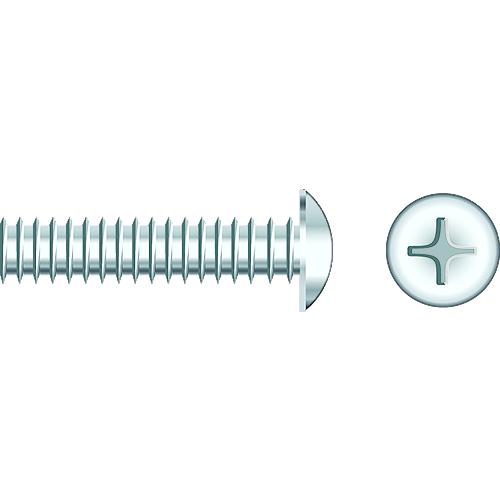 Seachoice 01817 Chrome Plated SS Phillips Machine Screws - Truss Head, 1/4-20 x 1″