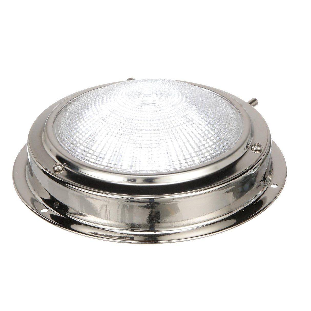 Seachoice Polished Stainless Steel Bright White LED Dome Light