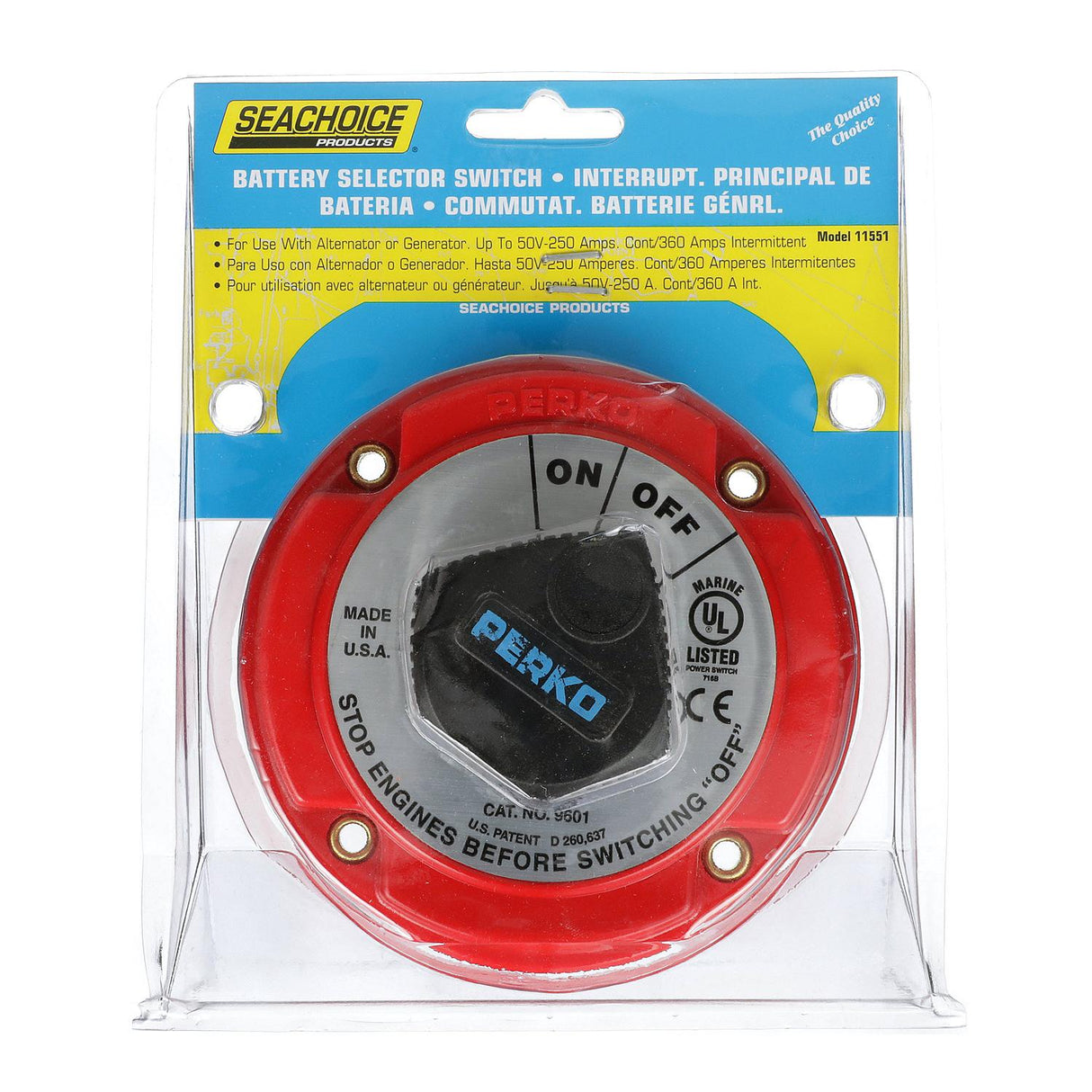 Seachoice Main Battery Switch Without Lock