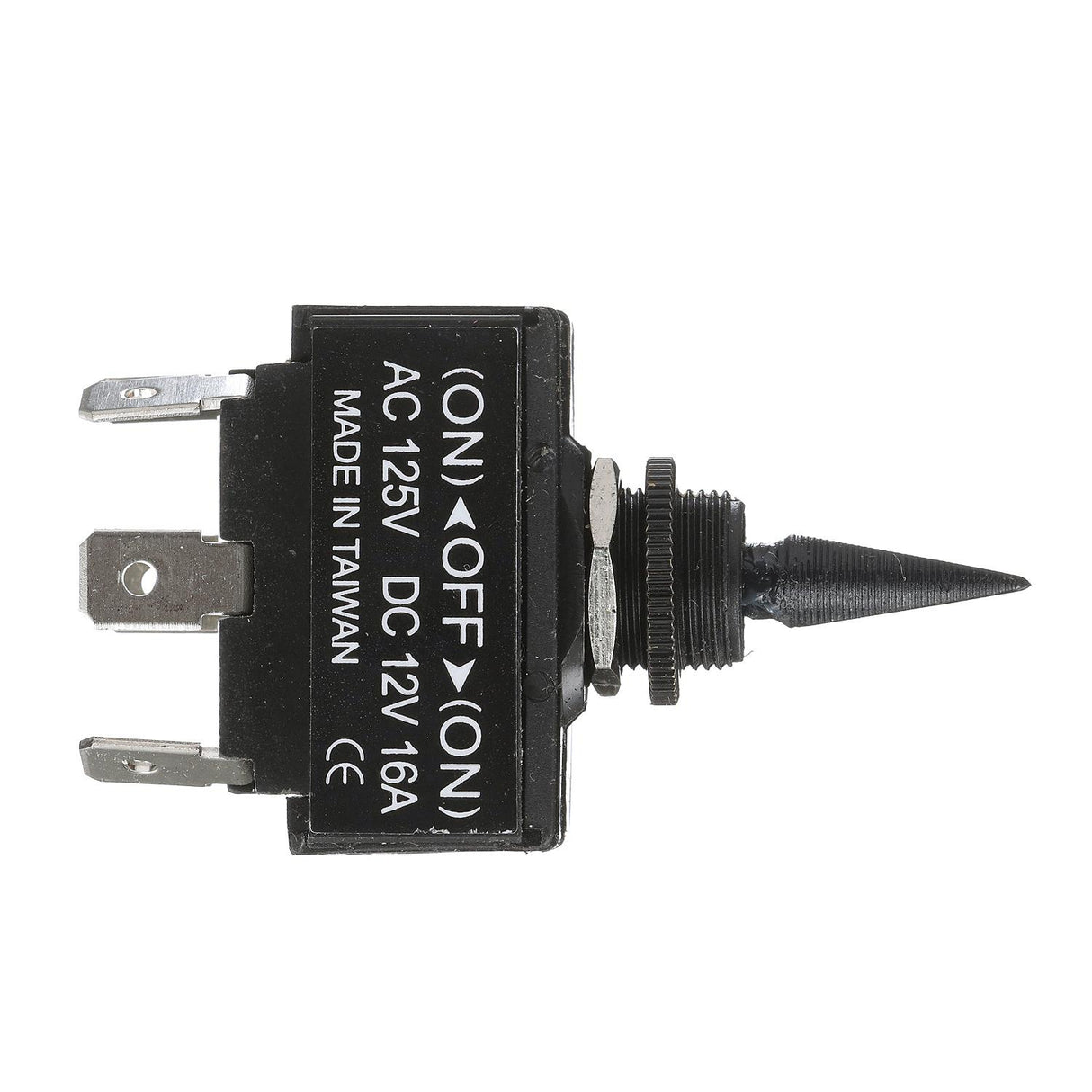 Seachoice 3 Position Toggle Switch, Black Plastic Paddle Mom. On/Off/Mom. On