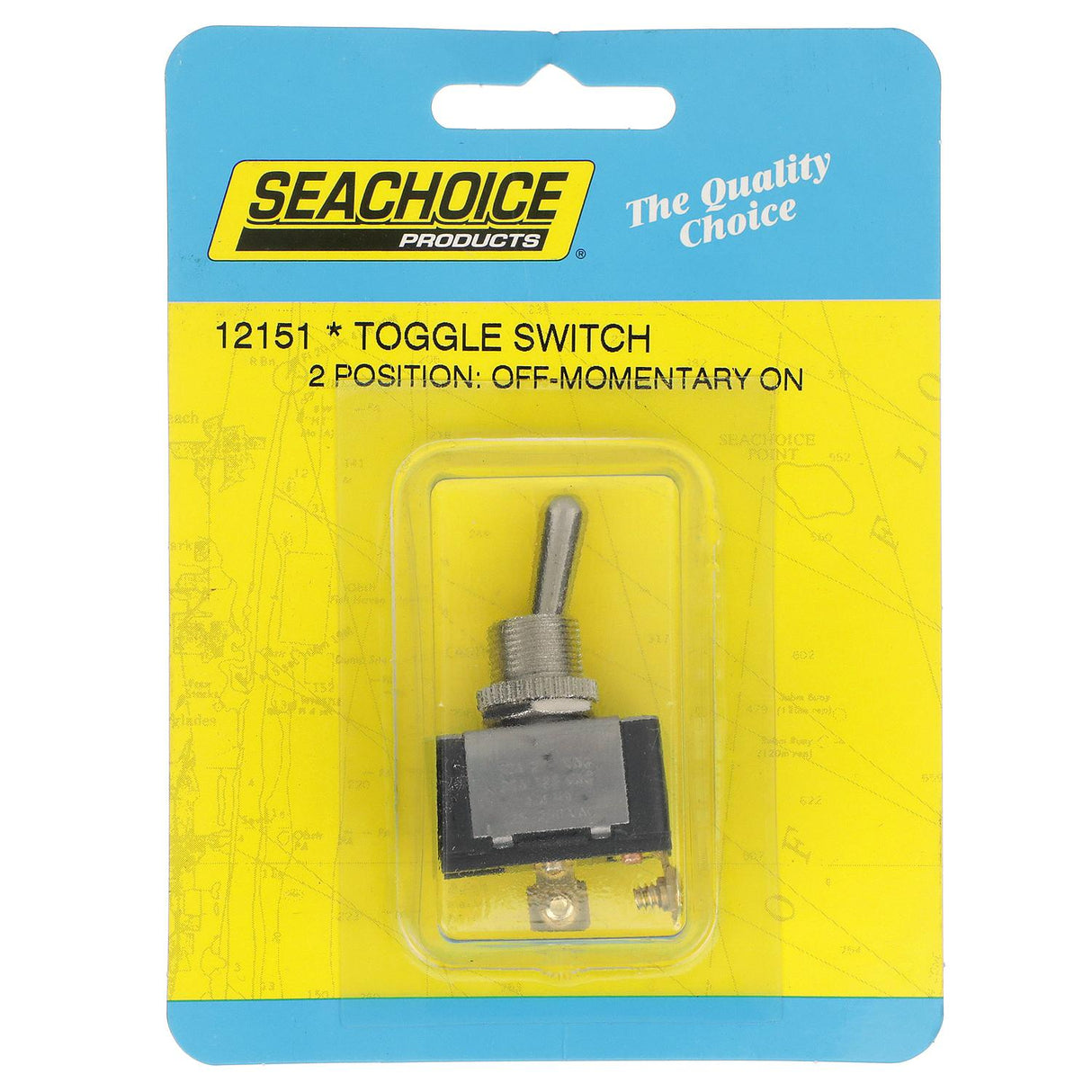 Seachoice 2 Postion Toggle Switch With 2 Screw Terminals Off/Mom. On