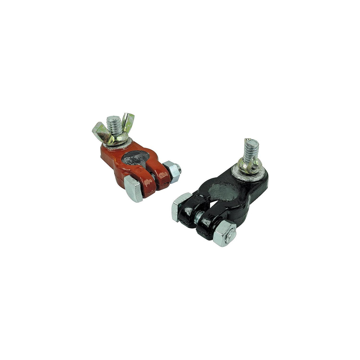 Seachoice Plastic Coated Battery Terminal Set (Includes 3/8" Positive and 5/16" Negative)