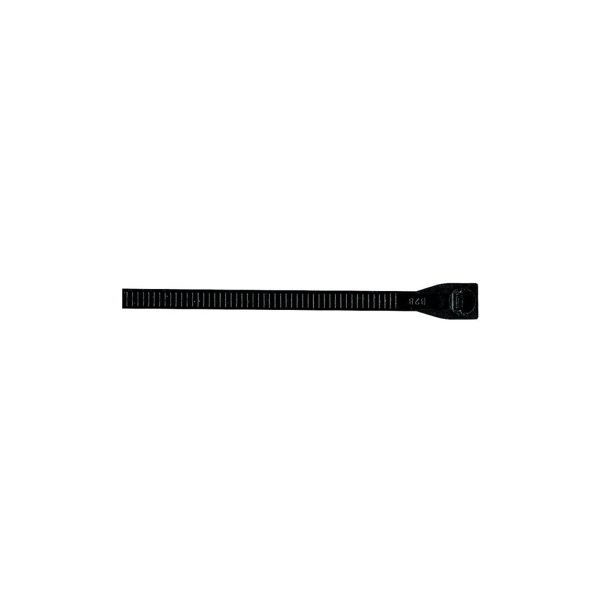 8″ Nylon Standard Cable Tie, 25 Pcs. Black