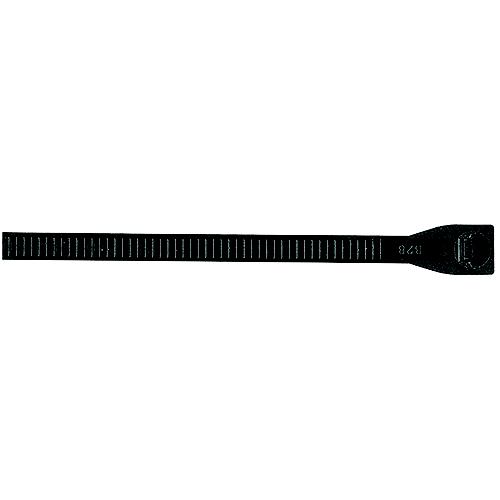 4″ Nylon Standard Cable Tie, 100 Pcs. Black