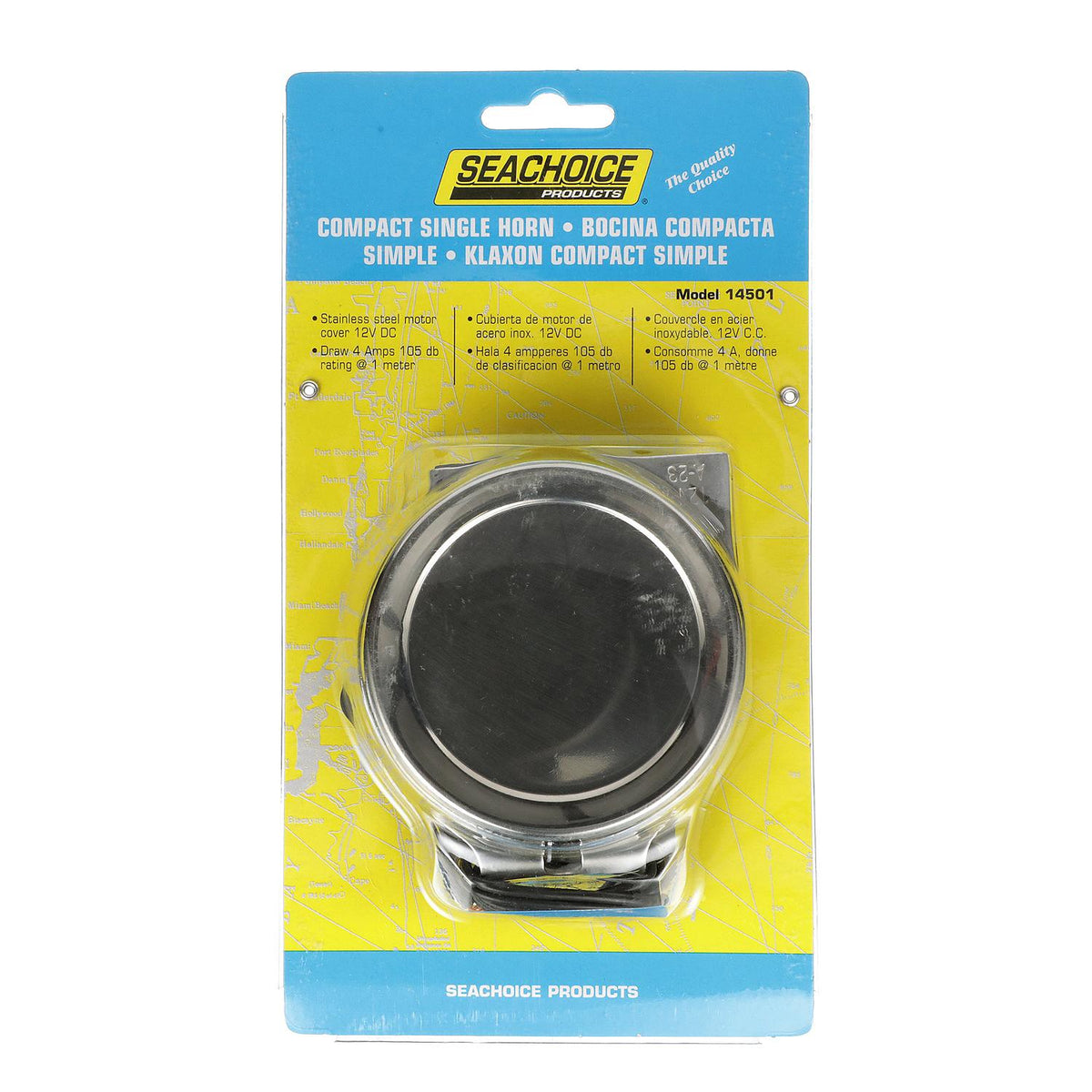 Seachoice 14501 12V Compact Electric Horn