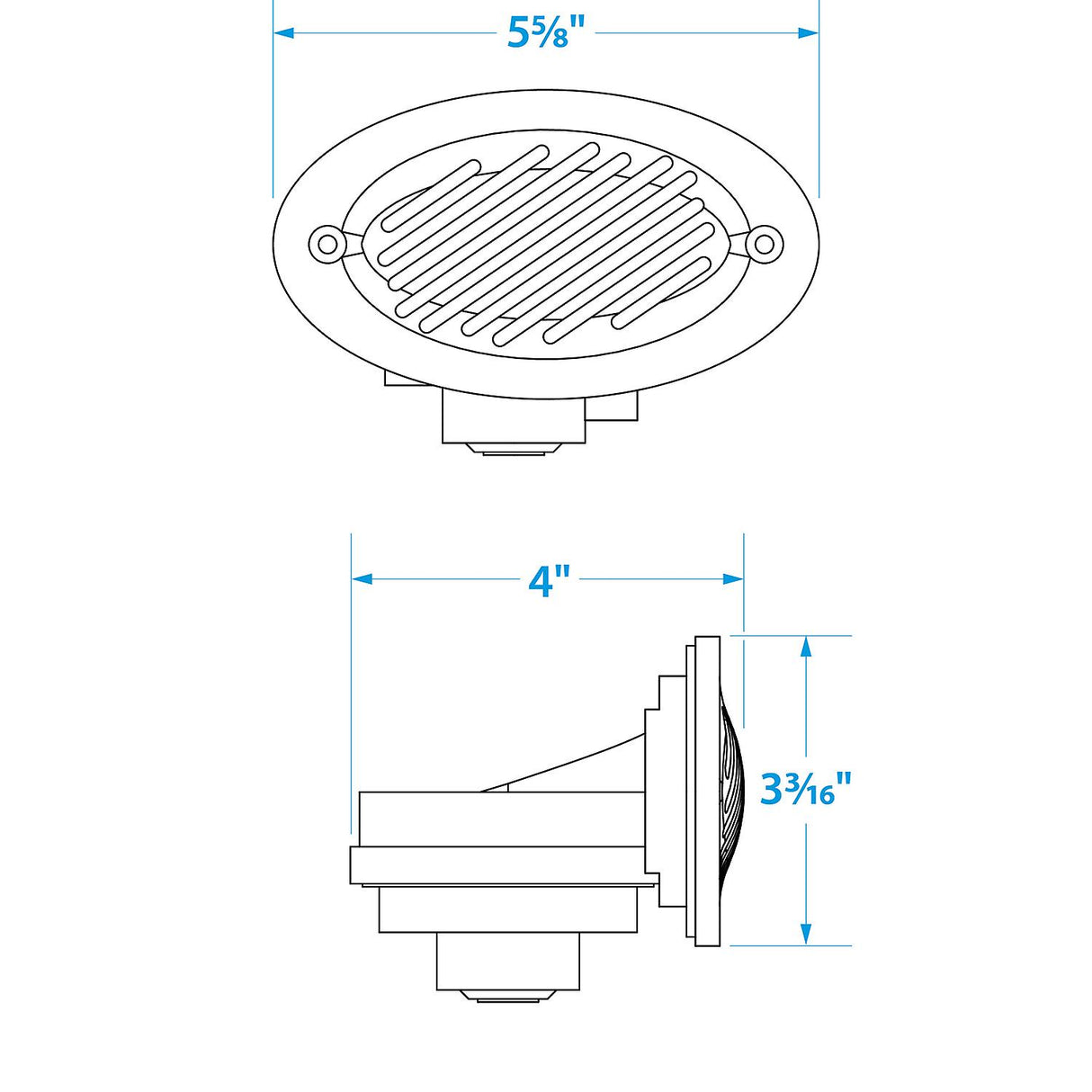 Seachoice 14571 12V Hidden Horn
