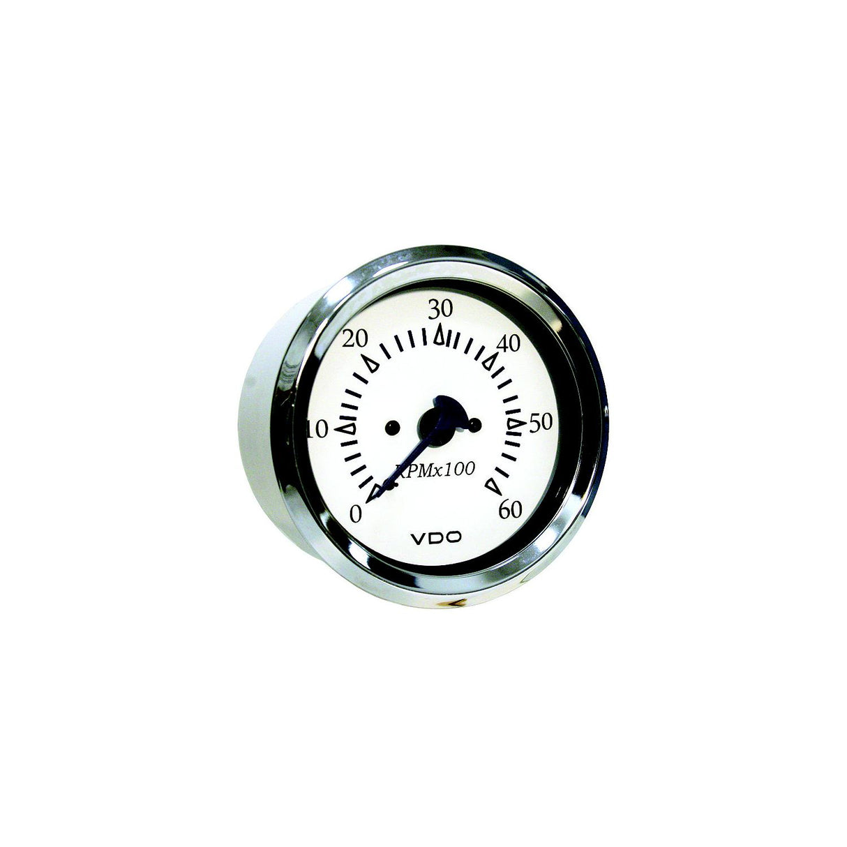 Seachoice 15151 Gauge, Chrome Bezel / White Face, Tachometer (Sterndrive)