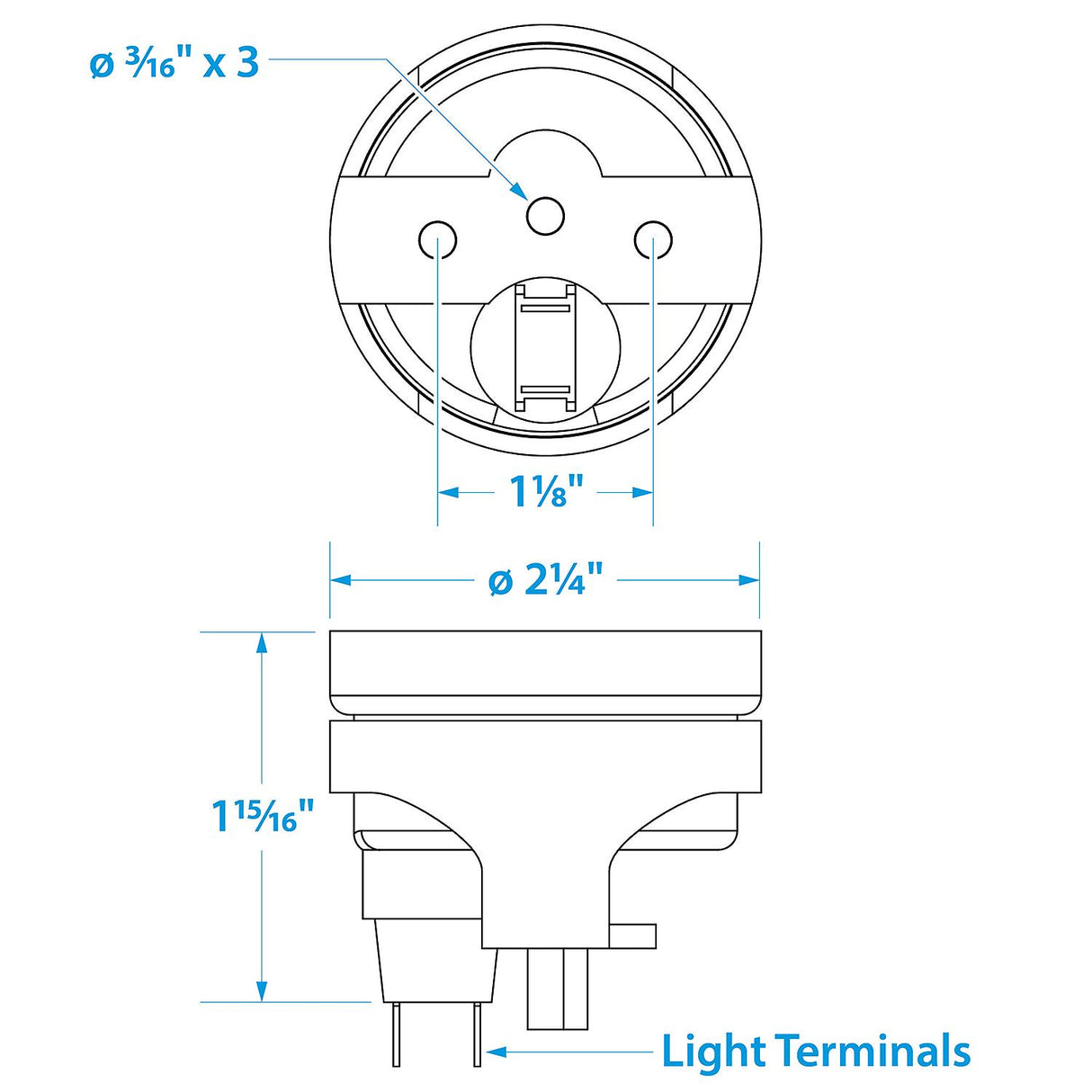Seachoice 15501 Fuel Gauge Kit