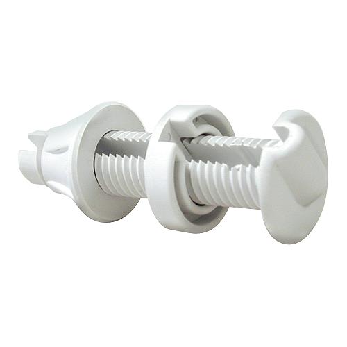 Seachoice 17991 Cable Thru Hull Fitting - White - 9/32″ Slot, 1-1/2″ Flange