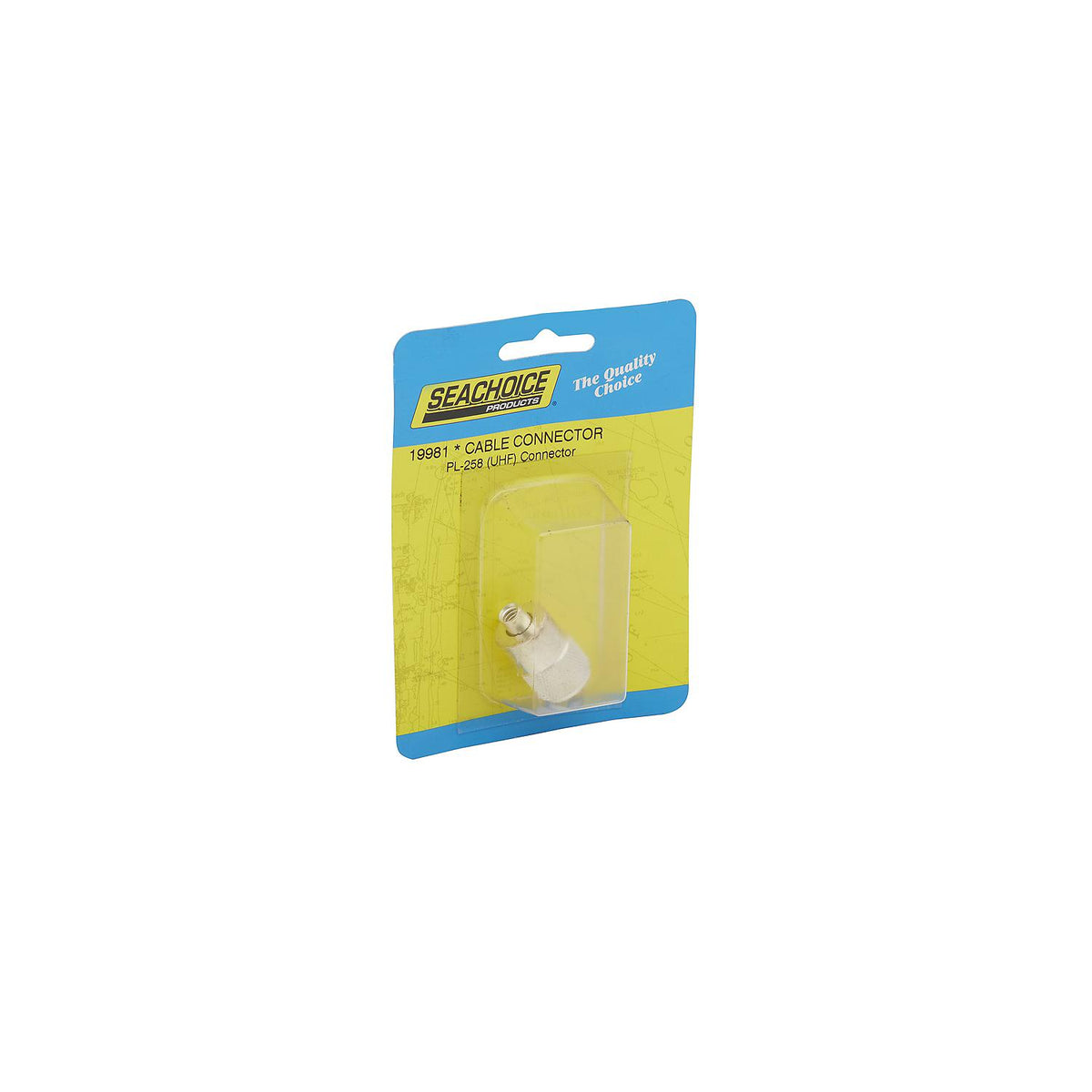 Seachoice 19981 Antenna Connector - Silver Plated - PL-258 (UHF)
