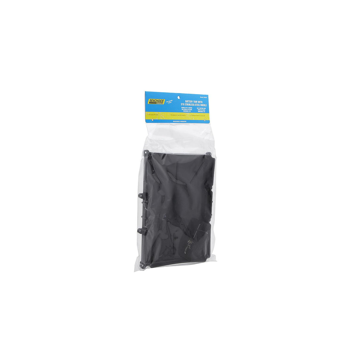 Seachoice 22033 Battery Tray w/Strap & Stainless-Steel Buckle, 24/cs