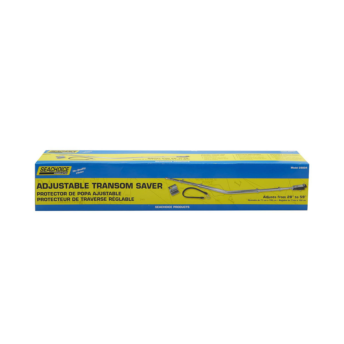 Seachoice 28004 Adjustable Angled Transom Saver, 28″ - 59″