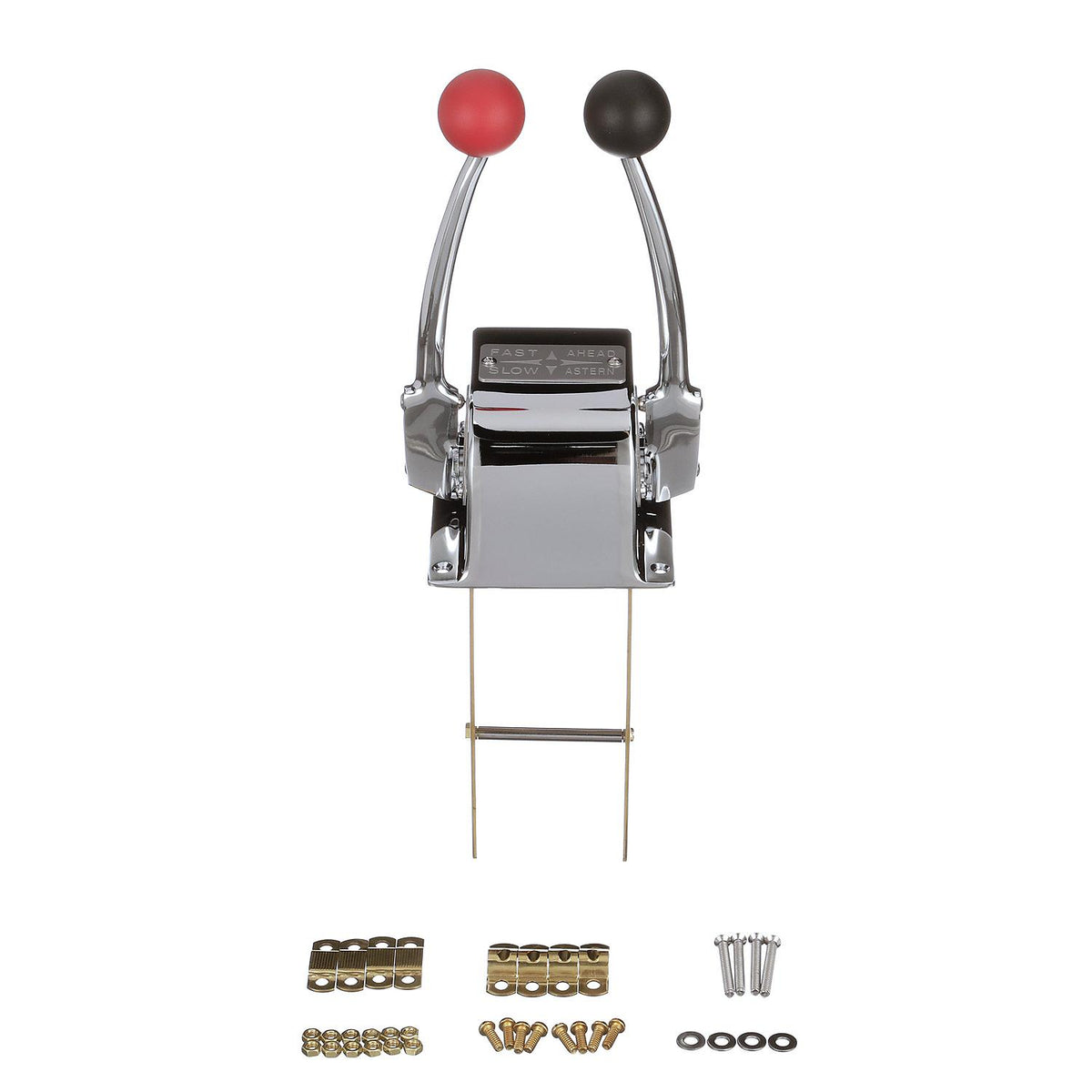 Seachoice Chrome Plated Brass Twin Lever, Single Station Control