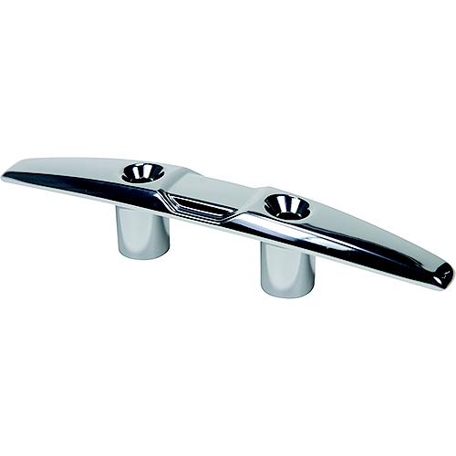 Seachoice 30331 Open Base Cleat, Chrome/Zinc, 6" L x 1" W x 1-1/8" H