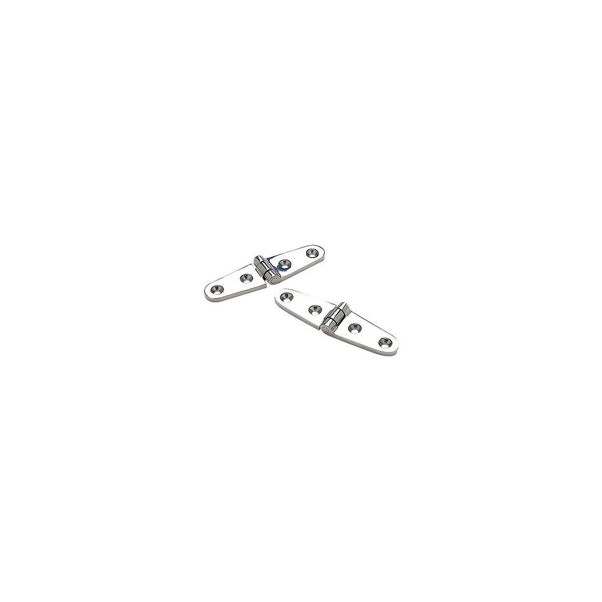 Seachoice 33801 Stainless Steel Strap Hinges (1 Pair Per Pack)