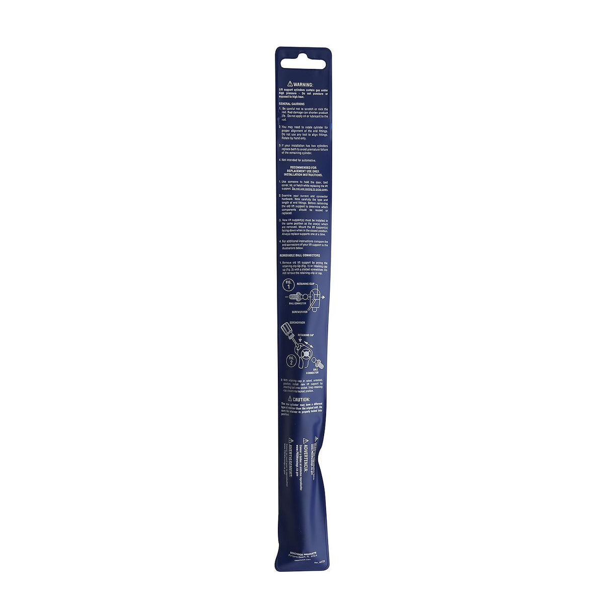 Seachoice 35143, Black Gas SpringCompressed: 8.1″, Extended 12″