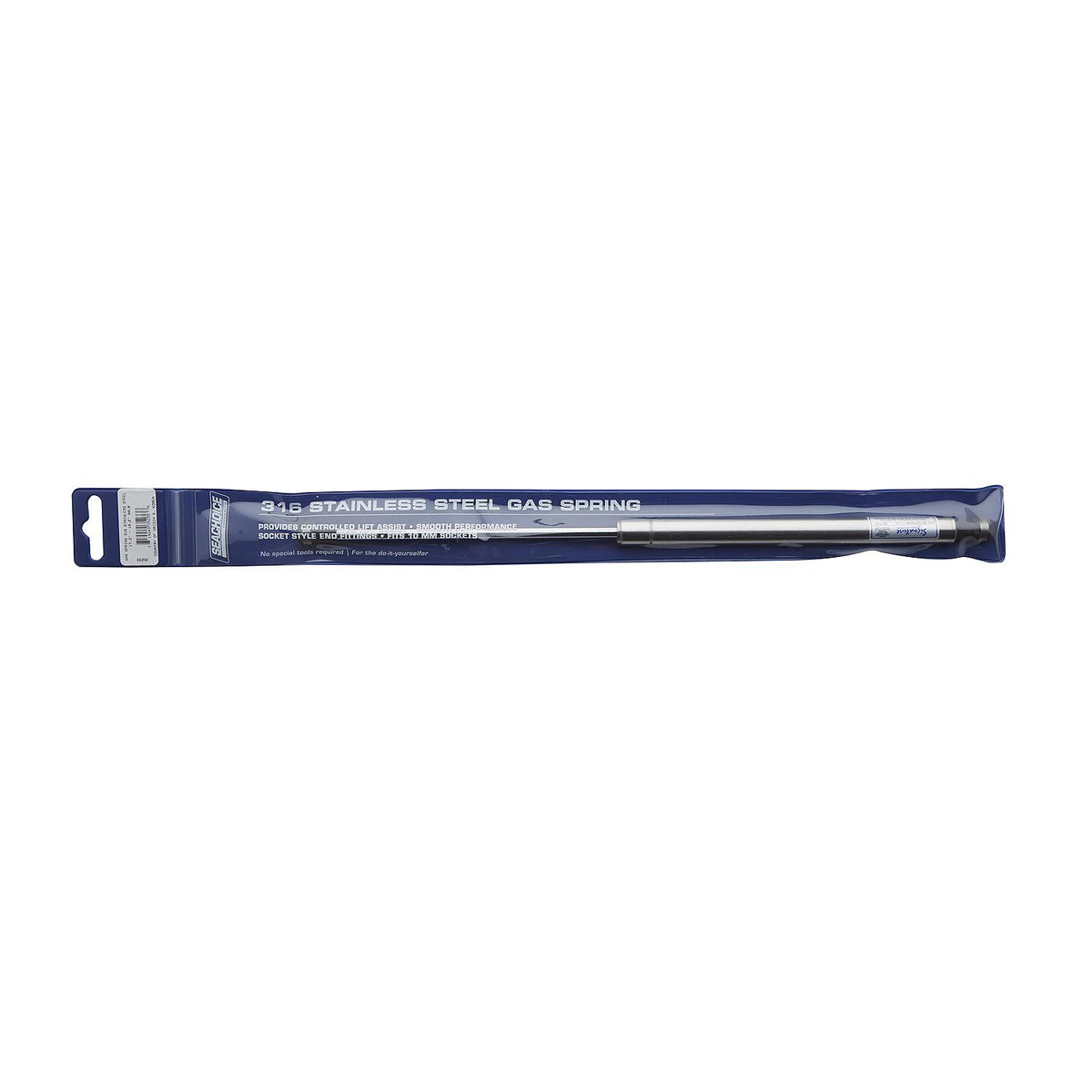 Seachoice 35233, 316 Stainless Steel Gas SpringCompressed: 10.2″, Extended 17.2″
