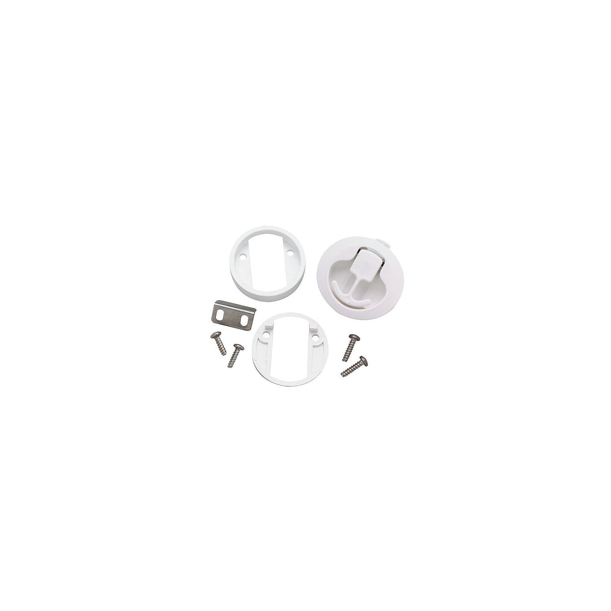 Seachoice 2″ Diameter White Slam Latch