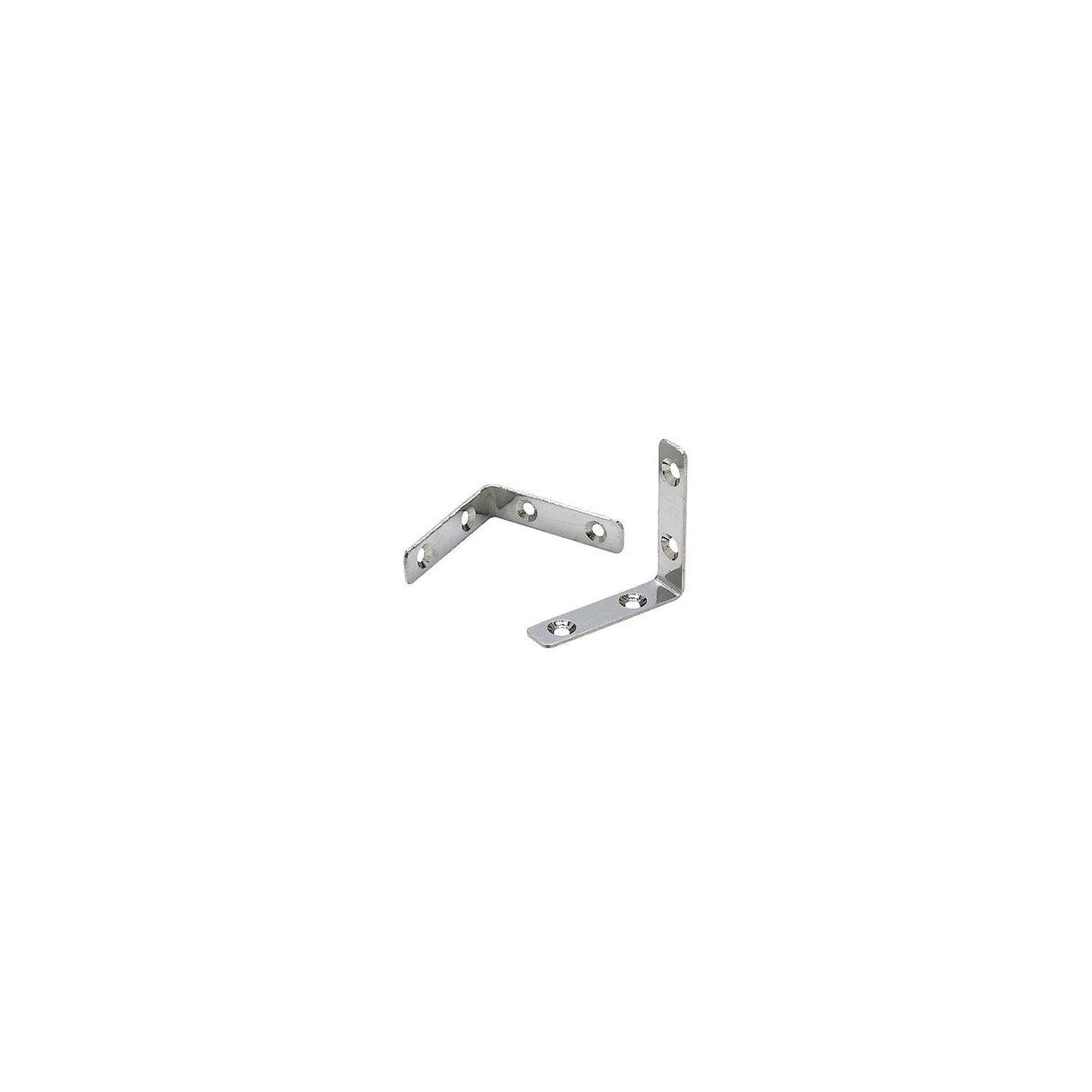 Seachoice 37551 Stainless Steel 90 Degree Angle Brackets (1 Pair Per Pack)