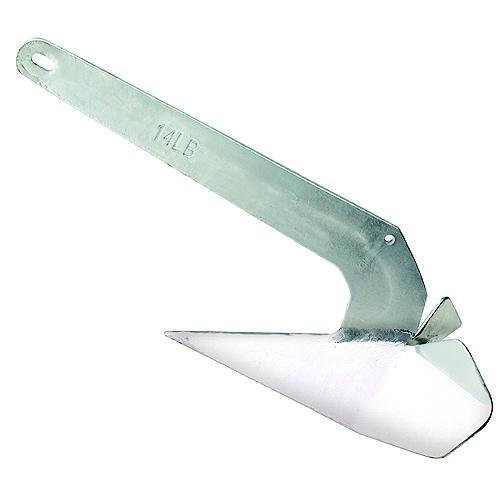 Seachoice Hot Dipped Galvanized Plow Anchor, 44 lbs.