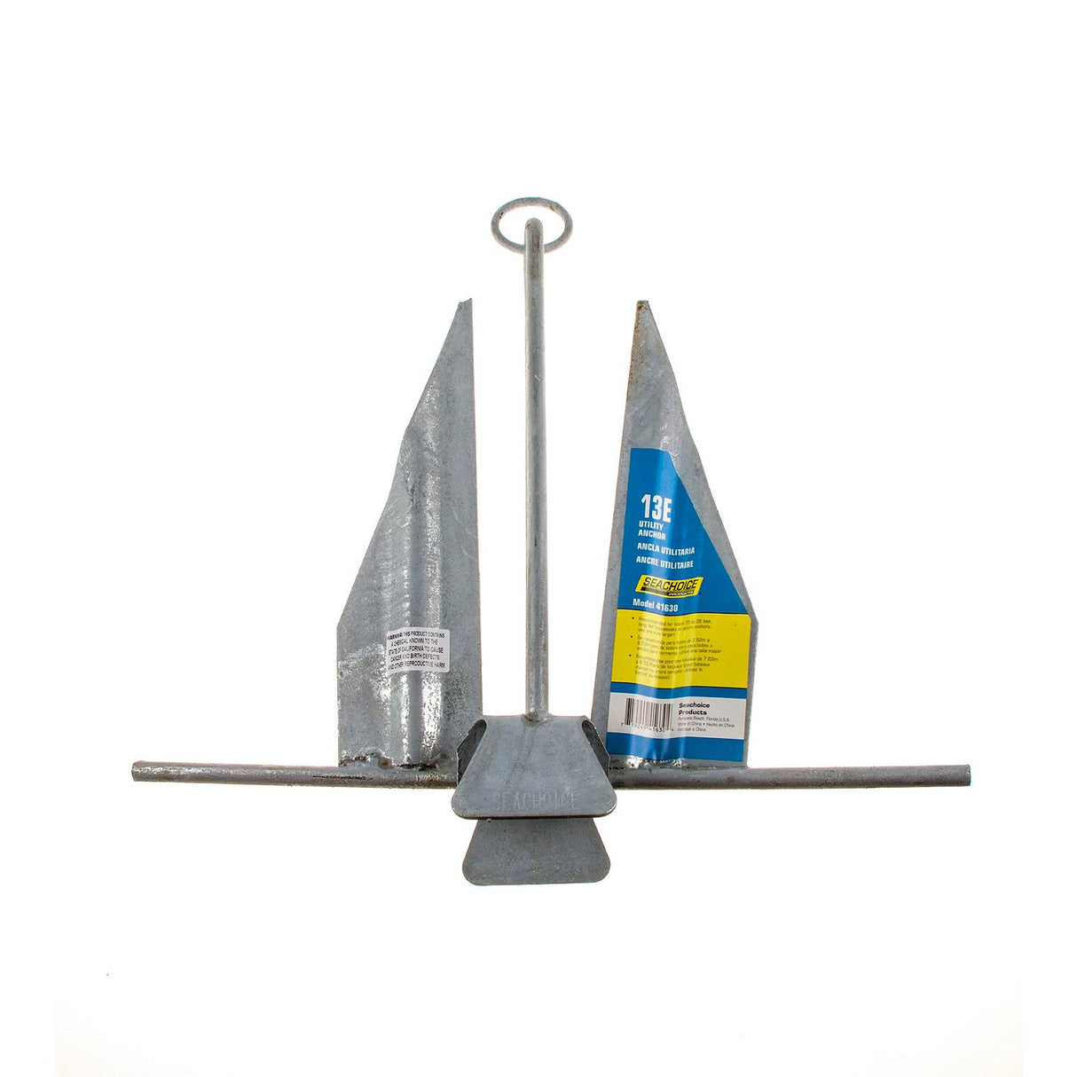 Seachoice 41630 Hot Dipped Galvanized Utility Anchor, Size 13E