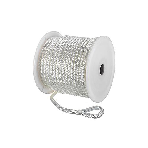 Seachoice Double Braid Nylon Anchor Line, White