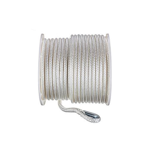 Seachoice Double Braid Nylon Anchor Line, White