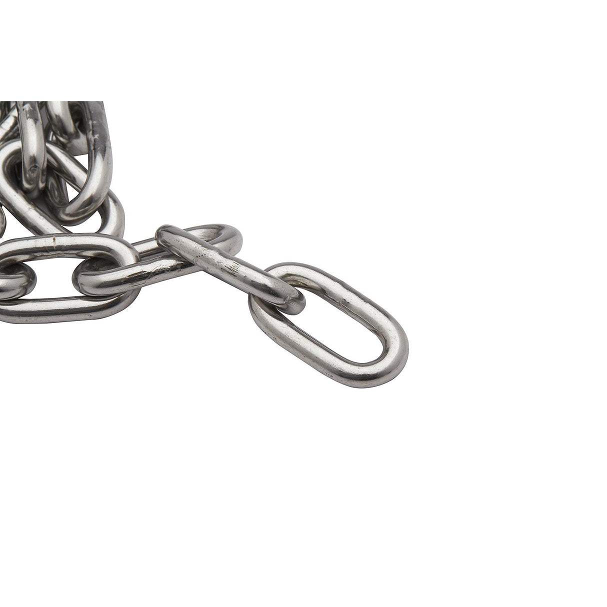 Seachoice 44103 Stainless Steel Anchor Lead Chain, 3/16" x 4', 1/4" Shackle