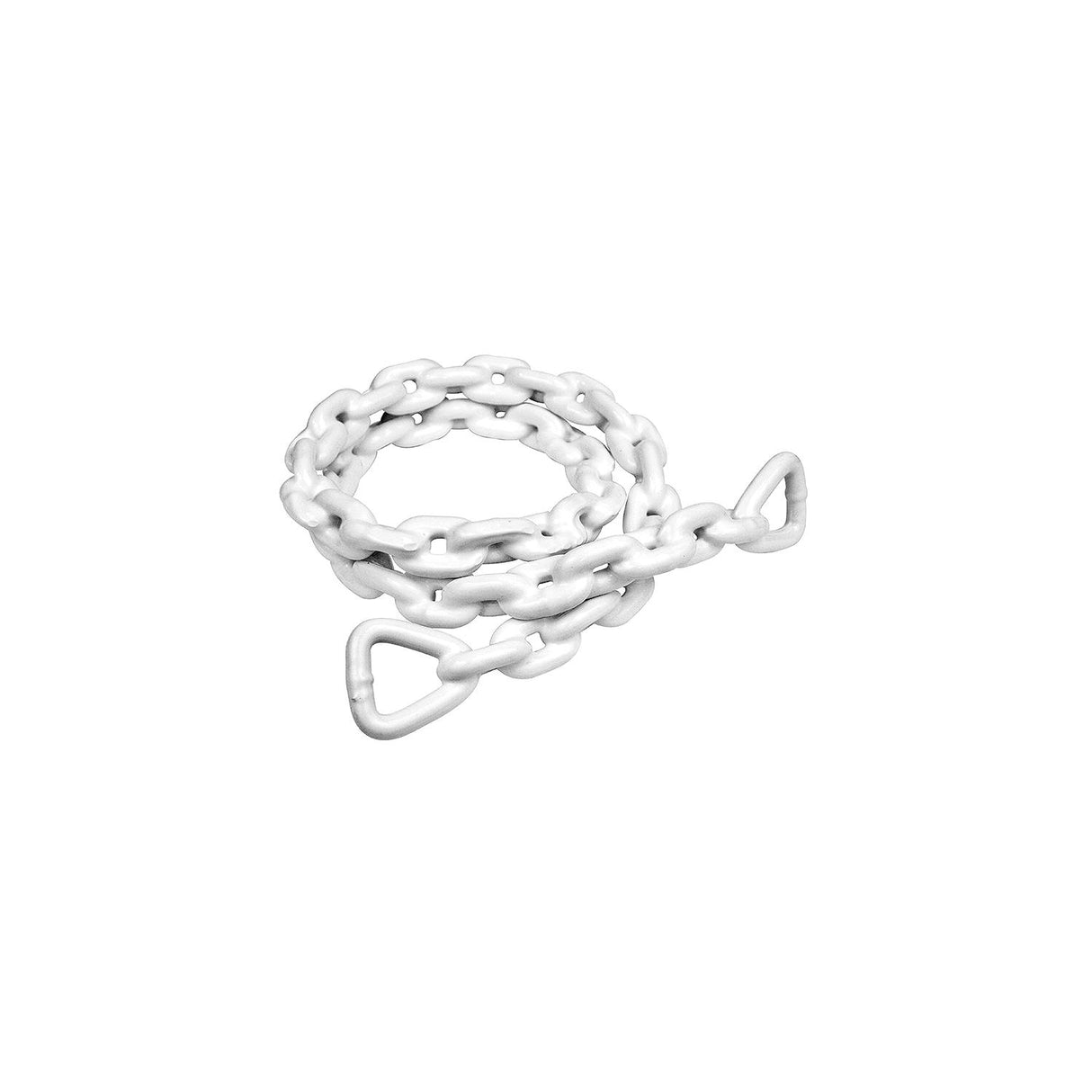 Seachoice White PVC Coated Galvanized Anchor Lead Chain 1/4" x 4'