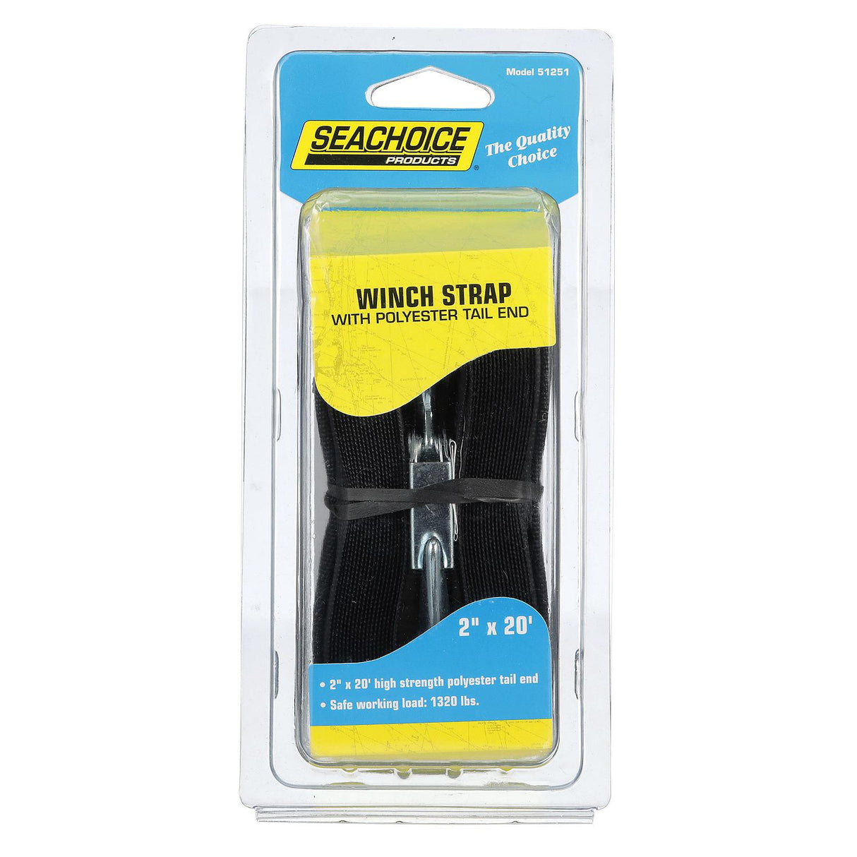 Seachoice Winch Strap 2" x 20'