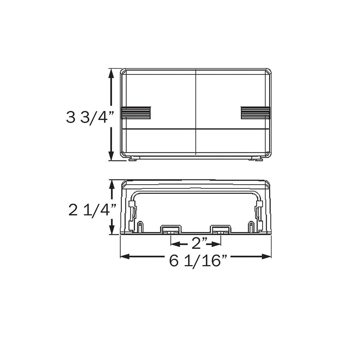 Submersible Universal Mount Combination Tail LightDriver Side, 7-Function