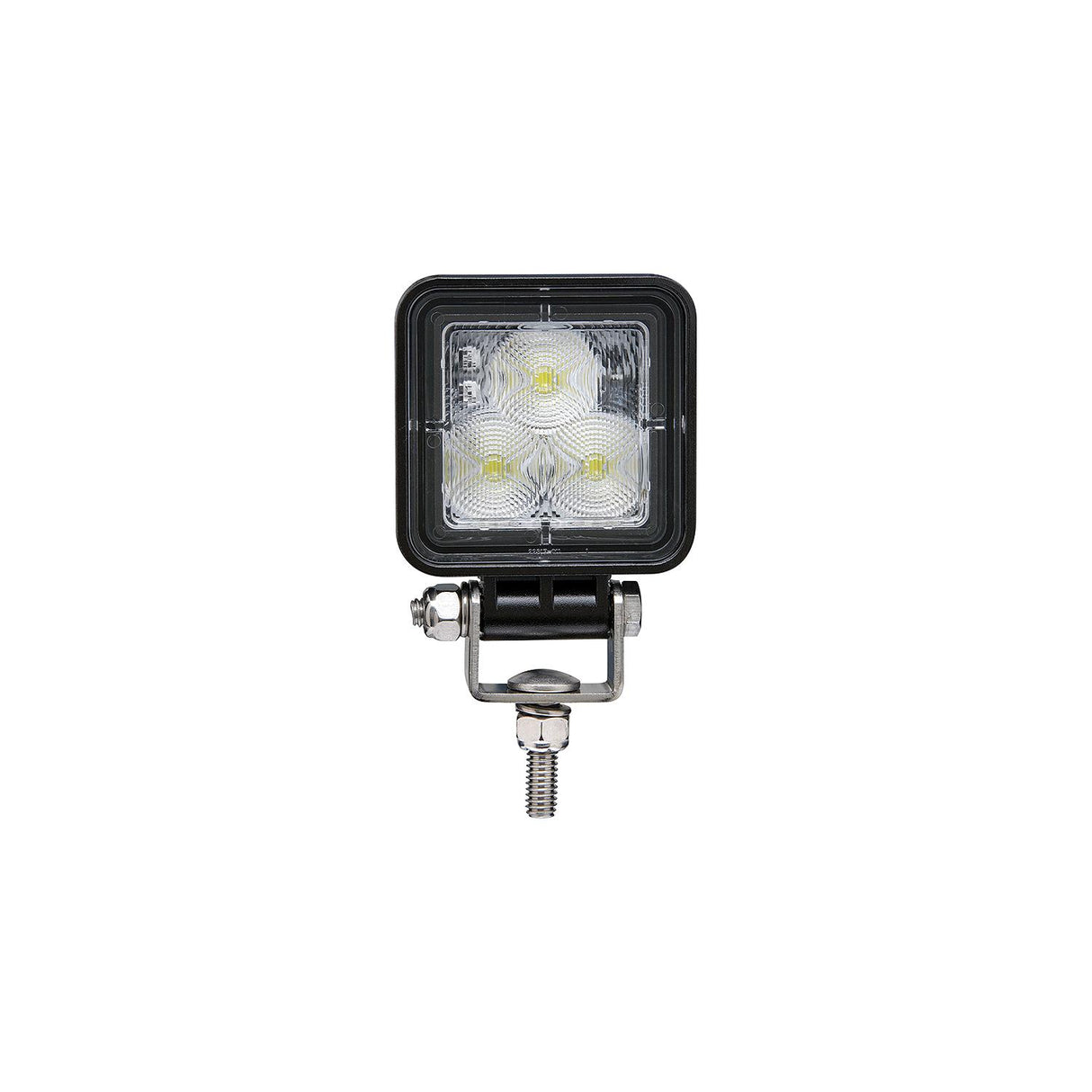 Seachoice 51631 LED Flood Beam Square/Compact Work Light, 12/24V, Black Housing, 3 LEDs